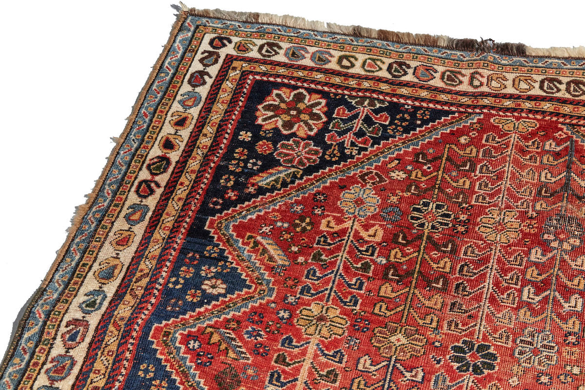 852 Antique Kashkai Persian Rug – King Kennedy Rugs